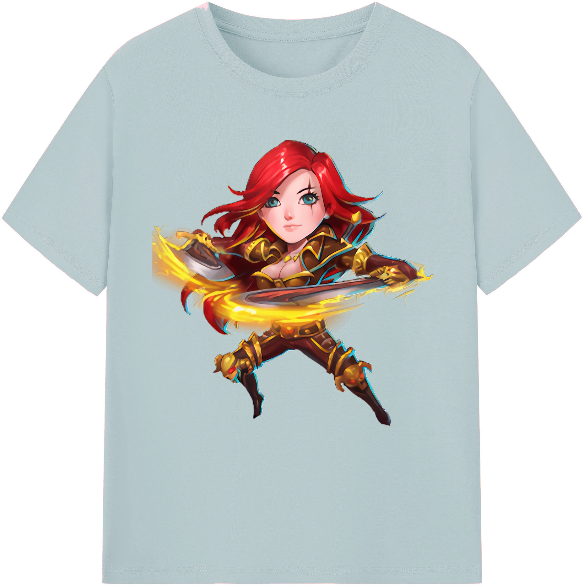 リーグ・オブ・レジェンド League of Legends LOL 綿100％半袖Tシャツ（フロントプリント）